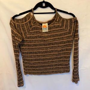 Libby Story long sleeve crop top